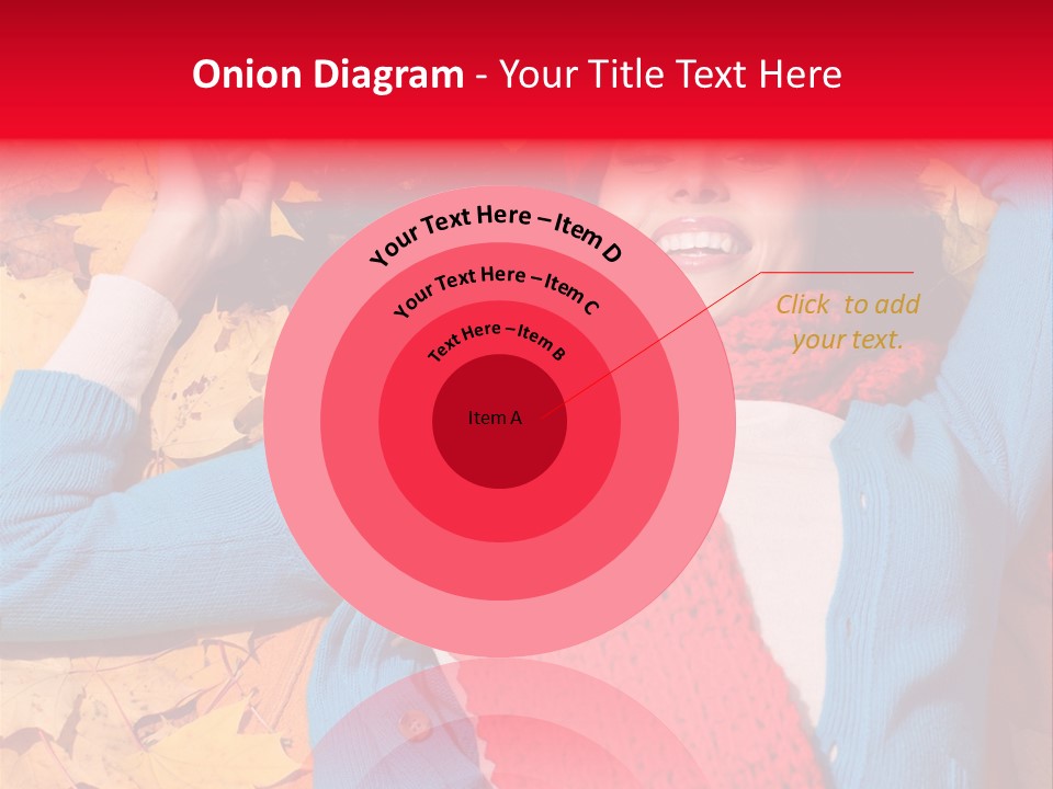 Caucasian October Yellow PowerPoint Template