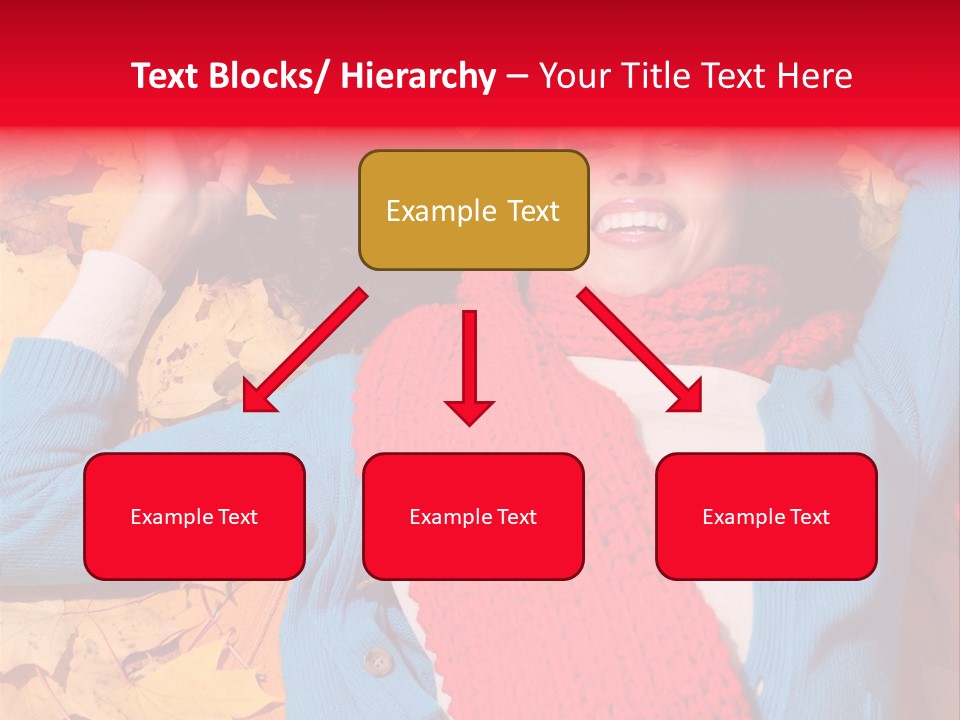 Caucasian October Yellow PowerPoint Template