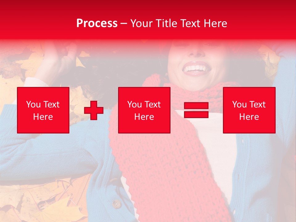 Caucasian October Yellow PowerPoint Template