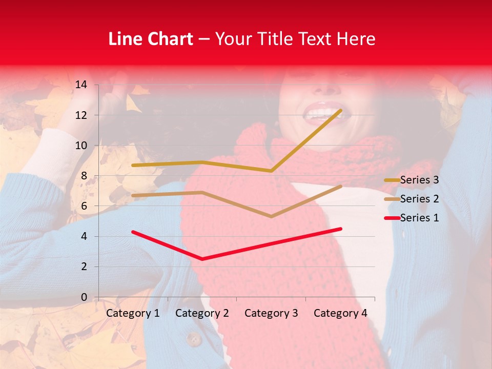 Caucasian October Yellow PowerPoint Template