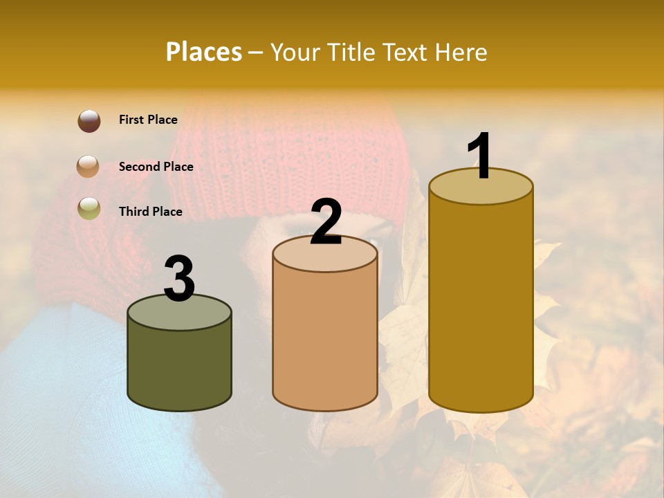 Woman Toothy Smile Cheerful PowerPoint Template