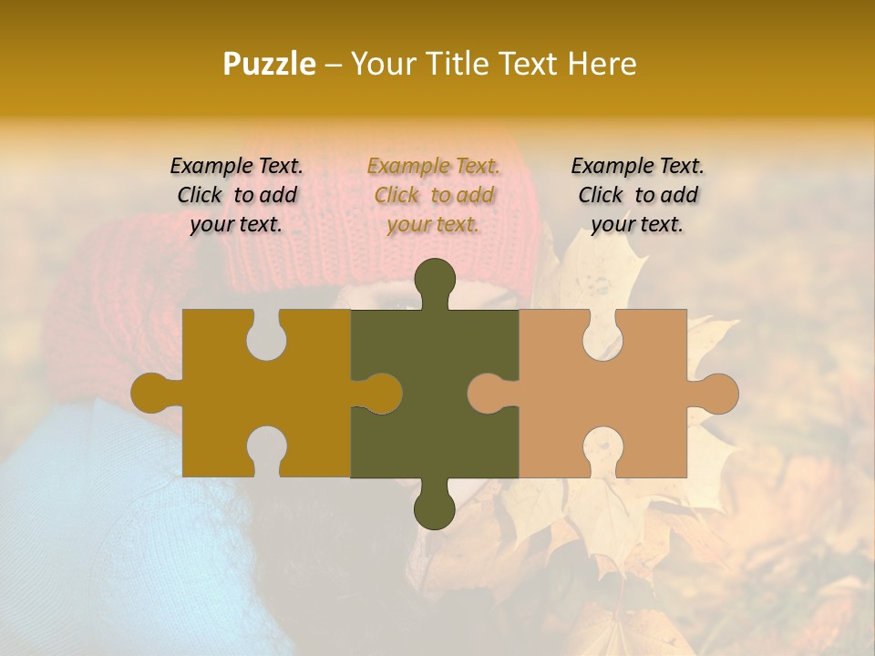 Woman Toothy Smile Cheerful PowerPoint Template