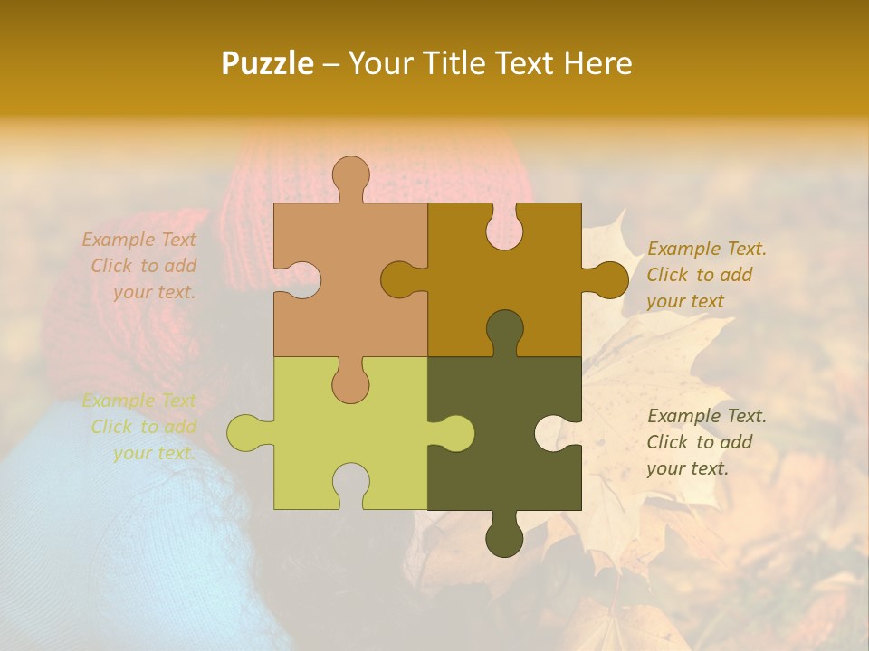 Woman Toothy Smile Cheerful PowerPoint Template