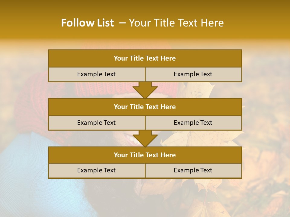 Woman Toothy Smile Cheerful PowerPoint Template