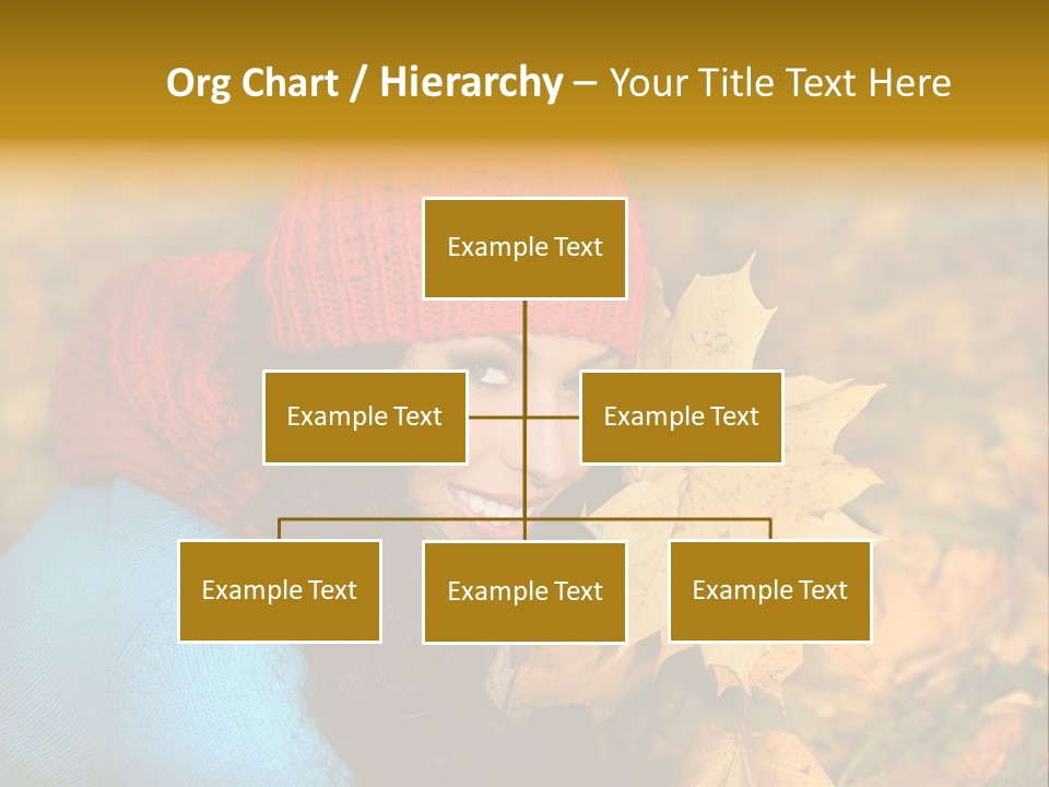 Woman Toothy Smile Cheerful PowerPoint Template