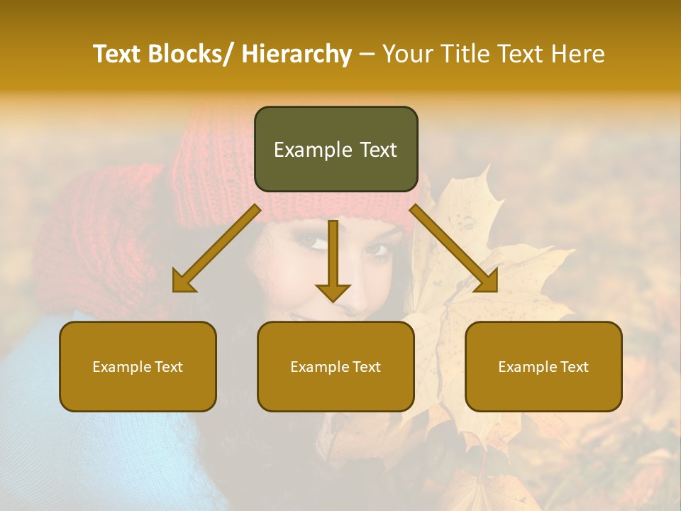 Woman Toothy Smile Cheerful PowerPoint Template