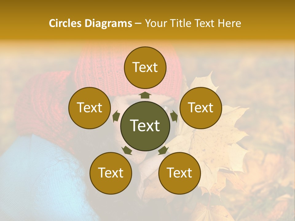 Woman Toothy Smile Cheerful PowerPoint Template