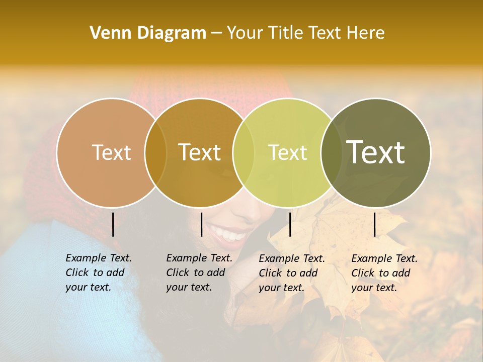 Woman Toothy Smile Cheerful PowerPoint Template