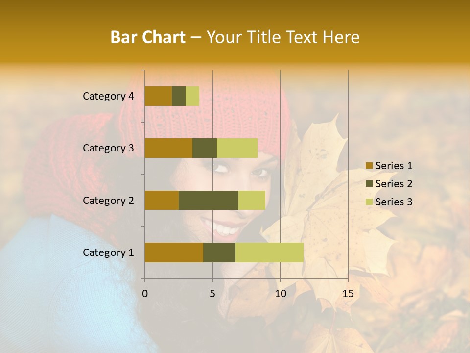 Woman Toothy Smile Cheerful PowerPoint Template