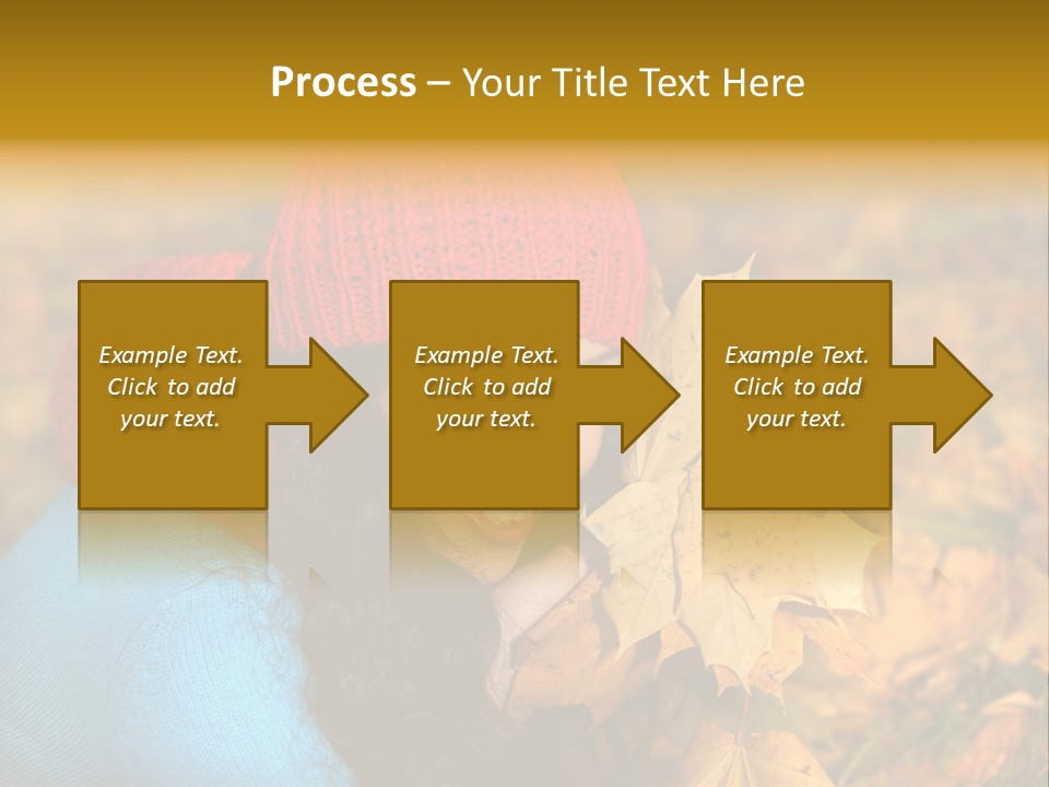 Woman Toothy Smile Cheerful PowerPoint Template