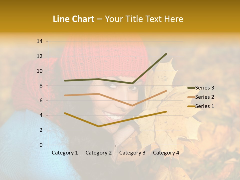 Woman Toothy Smile Cheerful PowerPoint Template