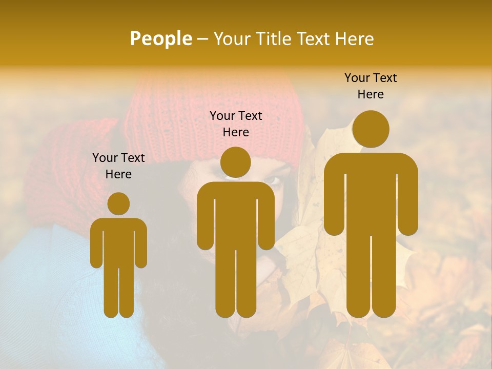 Woman Toothy Smile Cheerful PowerPoint Template