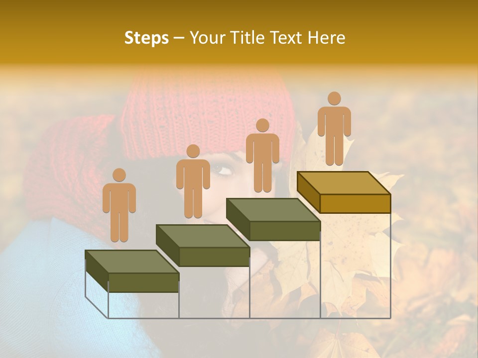 Woman Toothy Smile Cheerful PowerPoint Template