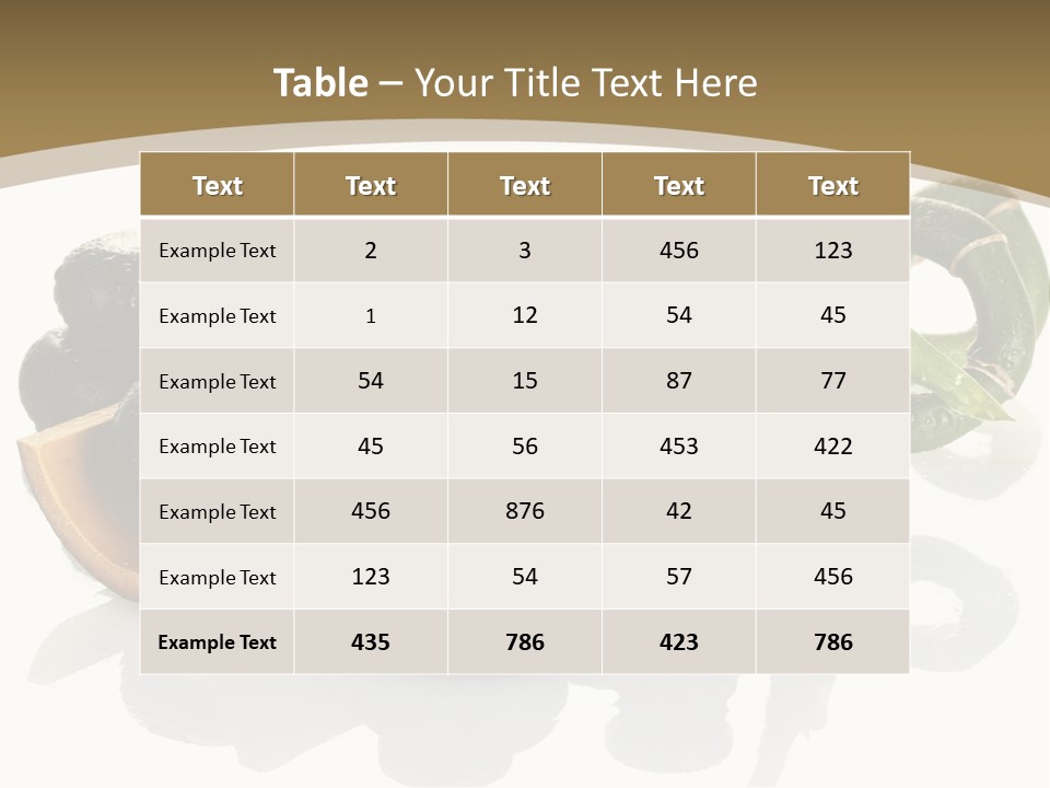 Body Calm Element PowerPoint Template
