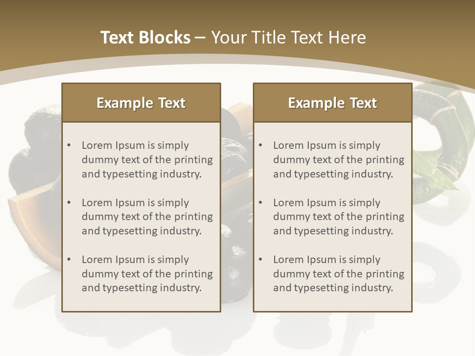 Body Calm Element PowerPoint Template