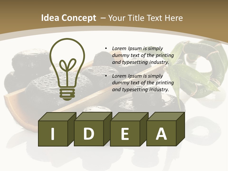 Body Calm Element PowerPoint Template