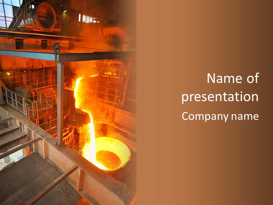 Hot Industry Production PowerPoint Template