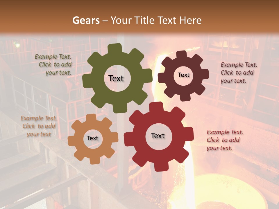 Hot Industry Production PowerPoint Template