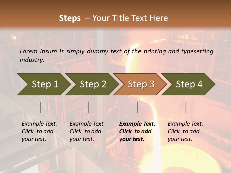 Hot Industry Production PowerPoint Template