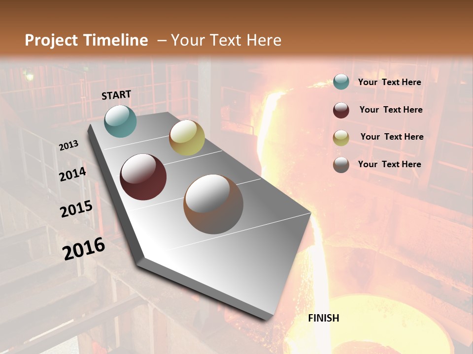 Hot Industry Production PowerPoint Template