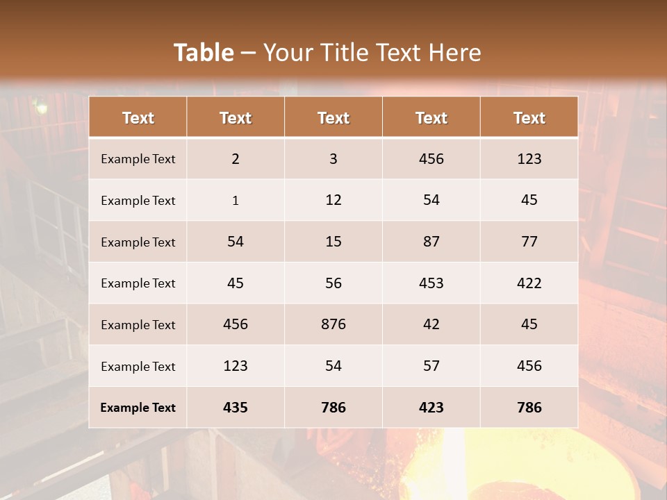 Hot Industry Production PowerPoint Template