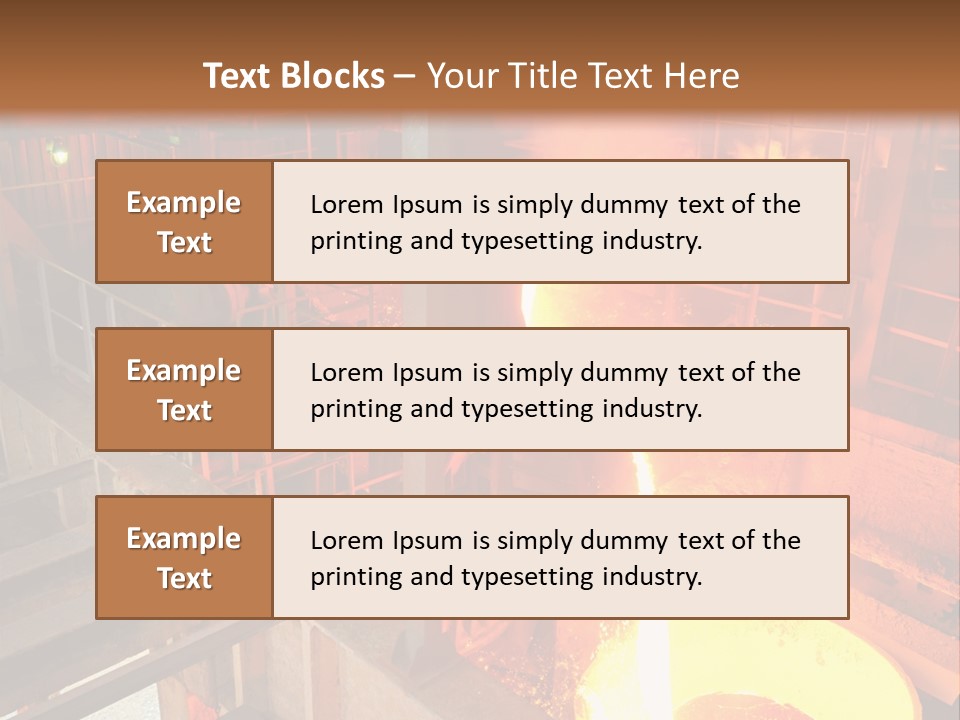 Hot Industry Production PowerPoint Template
