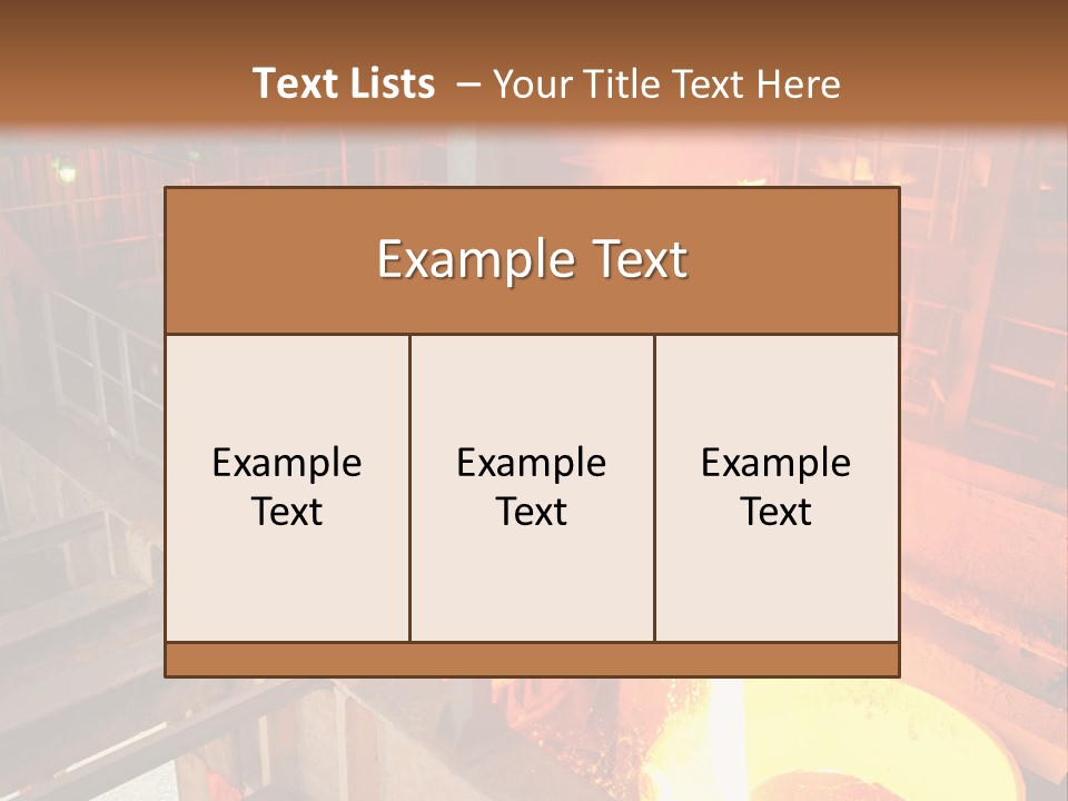 Hot Industry Production PowerPoint Template