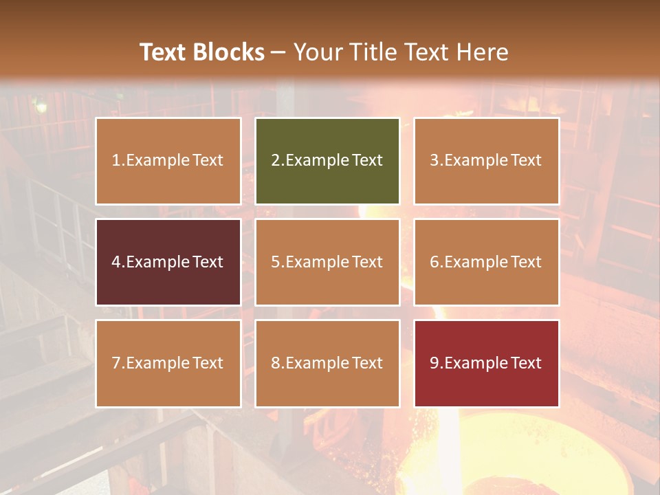 Hot Industry Production PowerPoint Template
