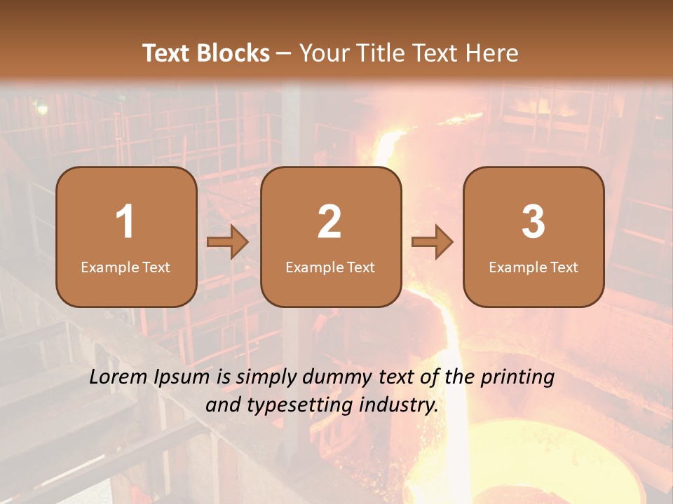 Hot Industry Production PowerPoint Template
