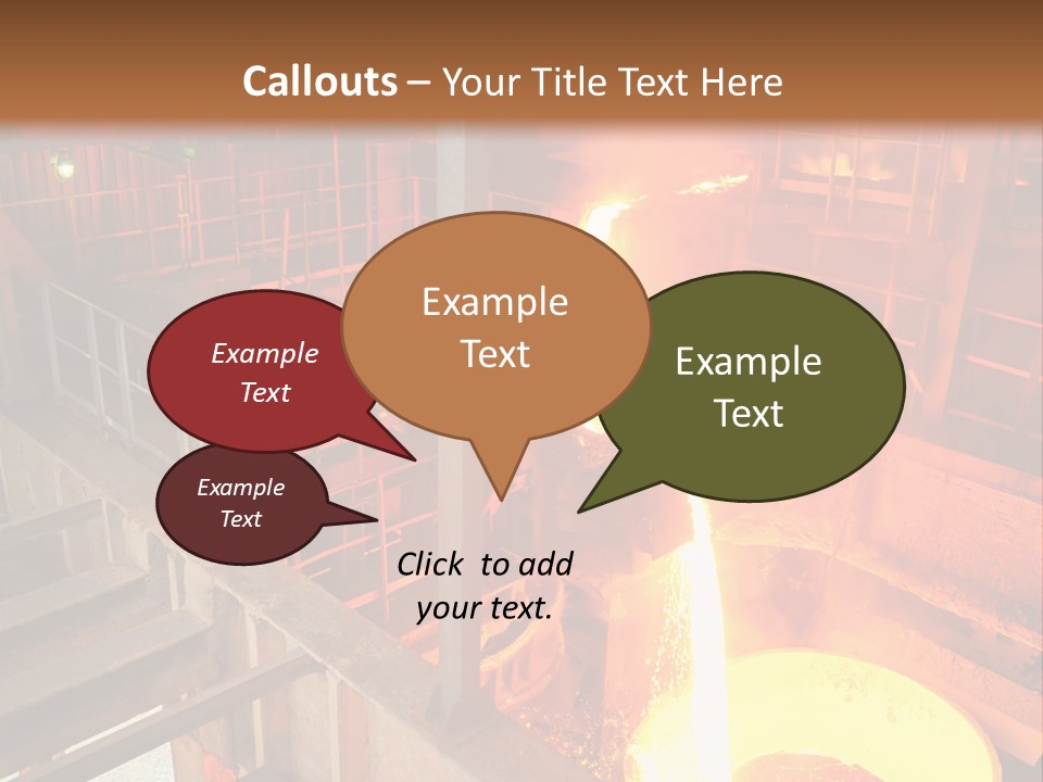 Hot Industry Production PowerPoint Template