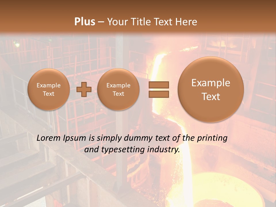 Hot Industry Production PowerPoint Template