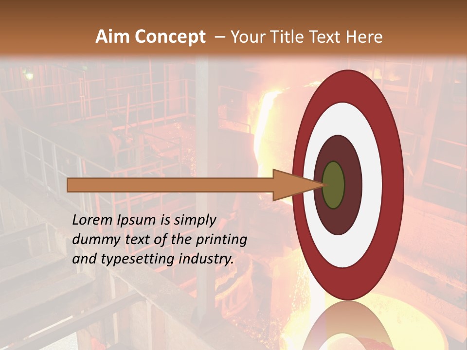 Hot Industry Production PowerPoint Template
