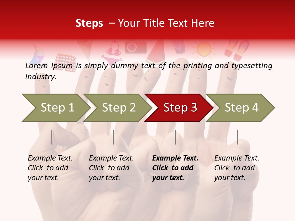 Trip Background Smile PowerPoint Template