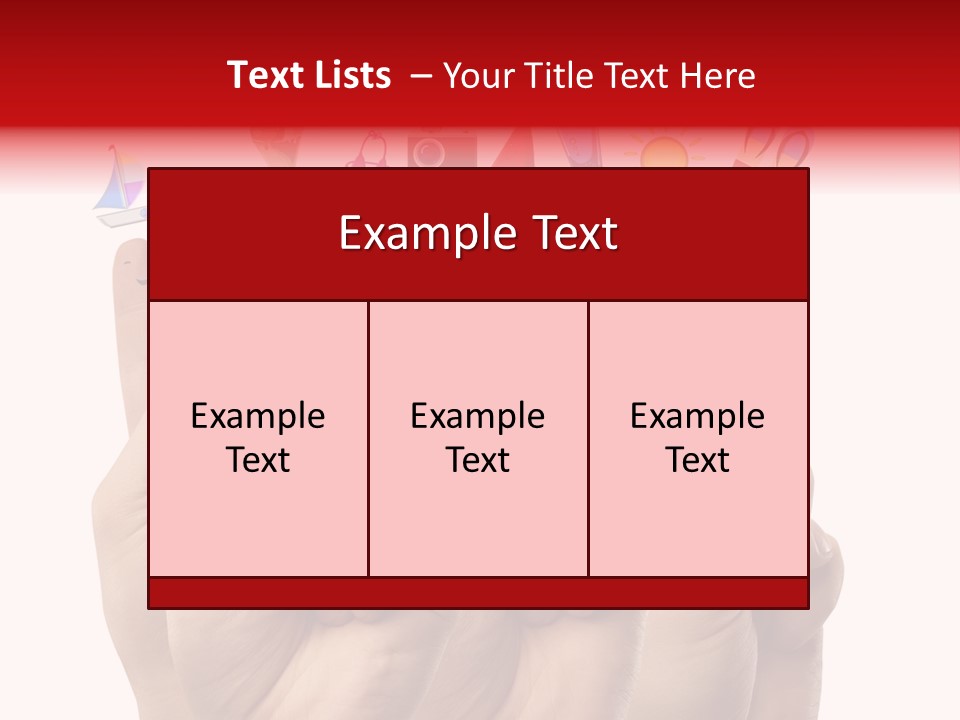 Trip Background Smile PowerPoint Template