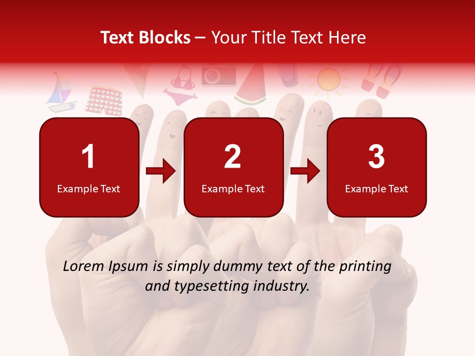 Trip Background Smile PowerPoint Template