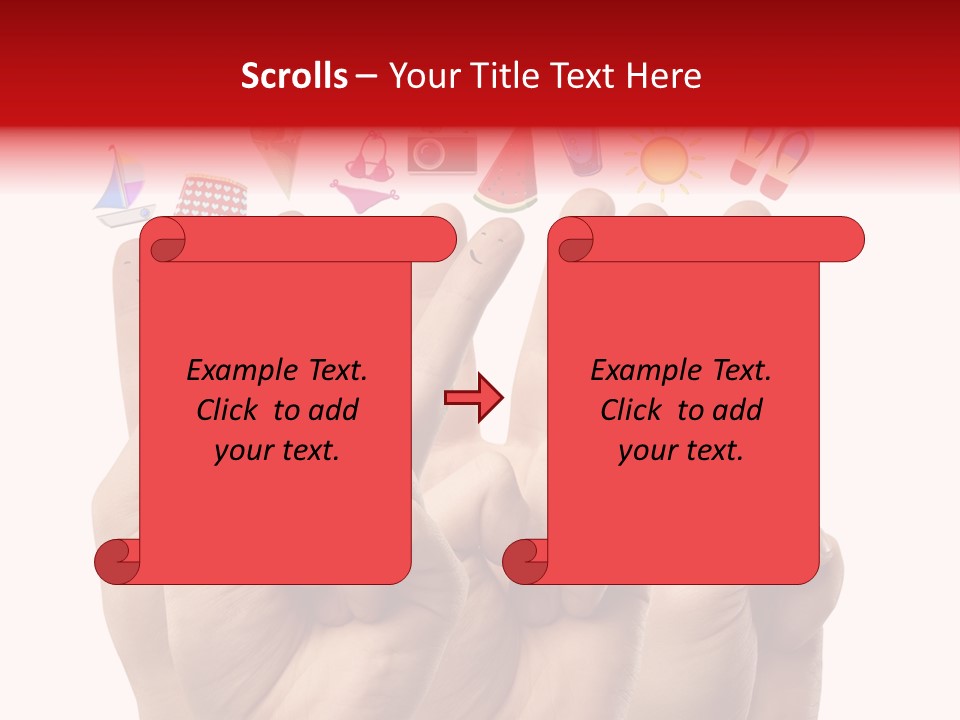 Trip Background Smile PowerPoint Template