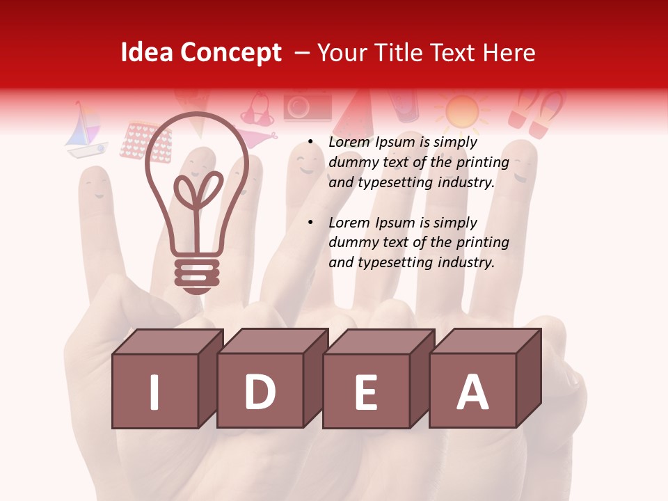 Trip Background Smile PowerPoint Template