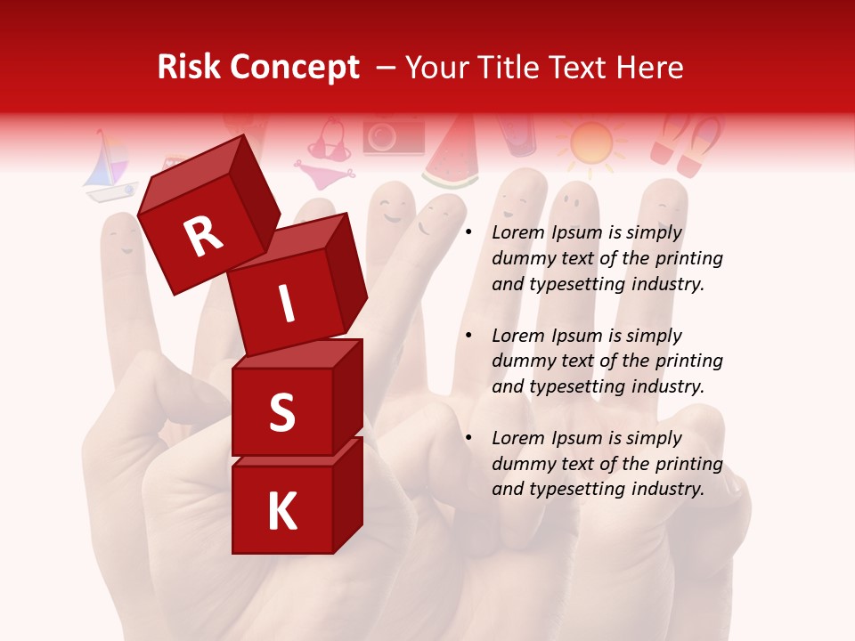 Trip Background Smile PowerPoint Template