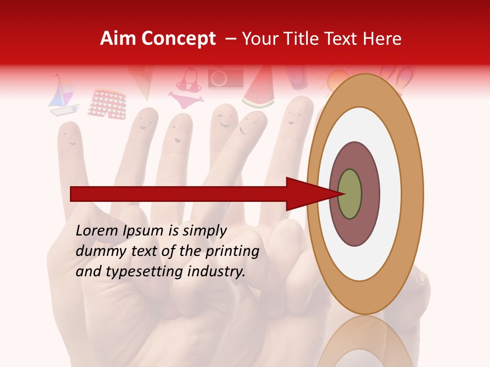 Trip Background Smile PowerPoint Template
