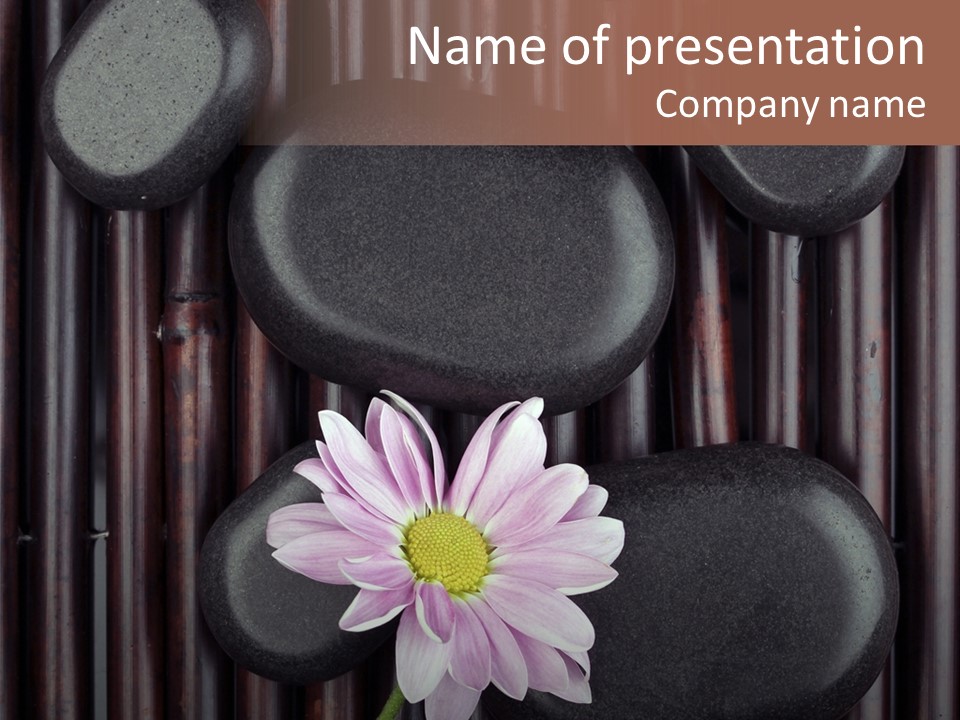 Oriental Asian Basalt PowerPoint Template