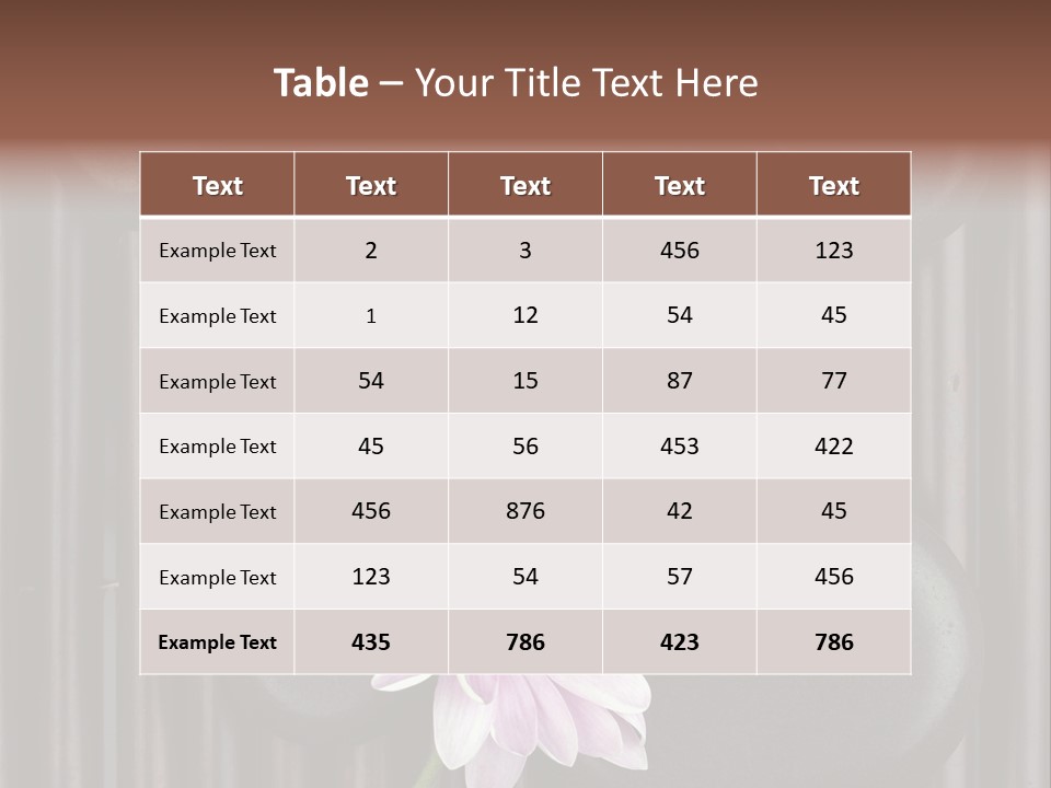 Oriental Asian Basalt PowerPoint Template