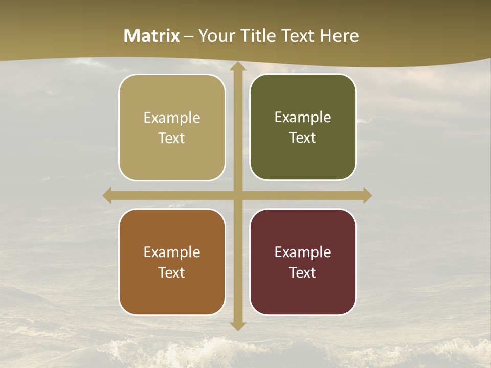 Stylish Background Water PowerPoint Template