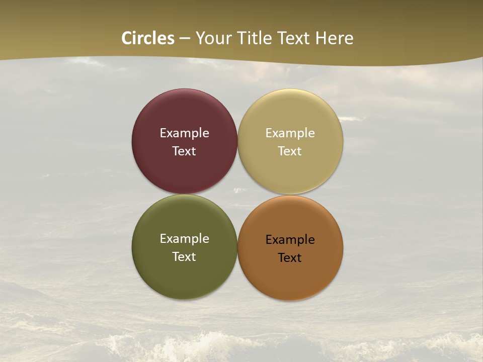 Stylish Background Water PowerPoint Template