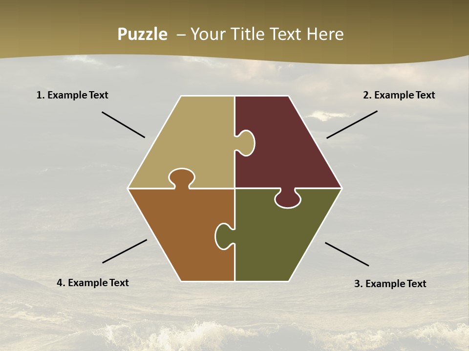 Stylish Background Water PowerPoint Template