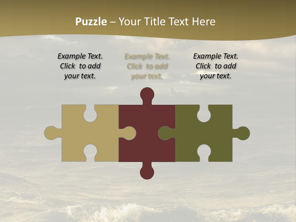 Stylish Background Water PowerPoint Template