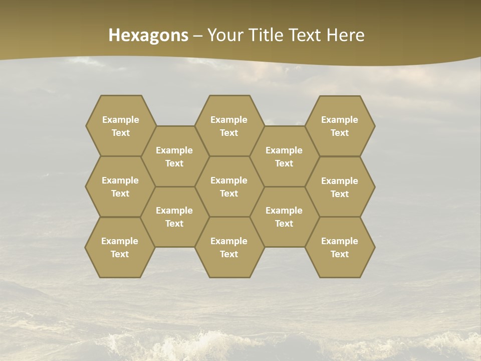 Stylish Background Water PowerPoint Template