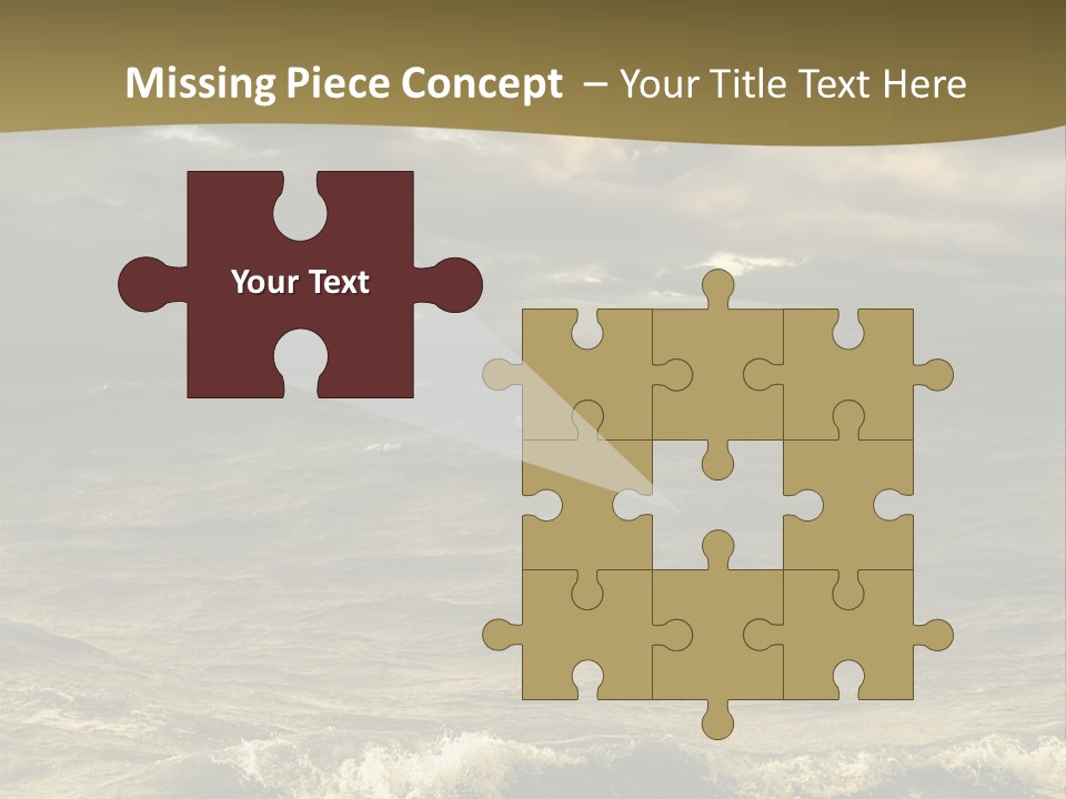 Stylish Background Water PowerPoint Template