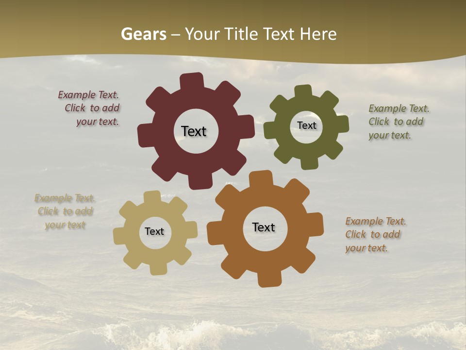 Stylish Background Water PowerPoint Template