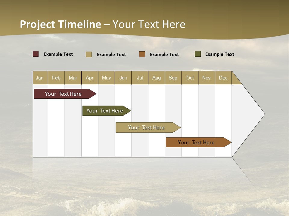 Stylish Background Water PowerPoint Template