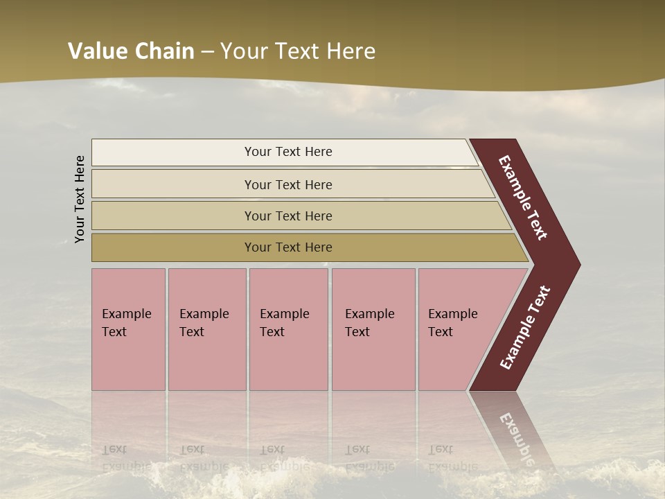 Stylish Background Water PowerPoint Template